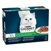 Image de 12x85g Gourmet Perle Les filettines avec des légumes - Pâtée pour chat