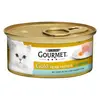 Image de 12x85g Les Mousselines Gourmet Gold colin, carottes - Pâtée pour chat