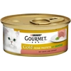 Image de 12x85g Les Mousselines Gourmet Gold canard, épinards - Pâtée pour chat