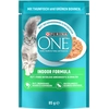 Image de Lot PURINA ONE pour chat - 13 x 85 g Indoor Formula thon, haricots verts
