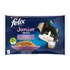 Image de Felix Junior Fantastic 4 x 85 g pour chaton - saumon, poulet