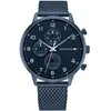 Image de Tommy Hilfiger Montre Tommy Hilfiger Leonard Acier Milanais Bleu