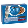 Image de Lot mixte PURINA ONE Spécial Chat Stérilisé 8 x 85 g - canard, boeuf, sardine