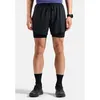 Image de Odlo Short De Running 2 En 1 5 Inch Zeroweight 2.0 Pour Homme, S, Black