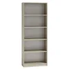 Image de FLORENCE - BibliothÃ¨que contemporaine 5 niches salon/bureau/chambre 30x60x182 - Meuble de rangement multifonctionnel livres dÃ¨co - sonoma