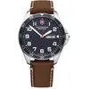 Image de Montre Homme Victorinox Fieldforce, BoÃ®tier Acier Inoxydable, Bracelet Cuir Marron - 42 Mm