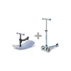 Image de Jeu de plein air Micro Mobility Trottinette évolutive Mini Micro Deluxe Rock & Go LED Bleu Ardoise