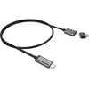 Image de Connectique Câble & adaptateur USB / FireWire LMP Câble de charge magnétique USB-C vers USB-C 1,8 m gris sidéral