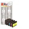Image de Peach Spar Pack - Pack de 4 - Capacité XL - noir, jaune, cyan, magenta - compatible - cartouche d'encre (alternative pour : HP 932XL, HP 933XL) - pour HP Officejet 6100, 6600 H711a, 6700, 7110, 7510, 7610, 7612