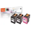Image de Peach Multi Pack Plus Compatible with HP No. 302XL, F6U68A, F6U67A