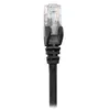 Image de Intellinet Network Patch Cable, Cat5e, 3m, Black, CCA, U/UTP, PVC, RJ45, Gold Plated Contacts, Snagless, Booted, Lifetime Warranty, Polybag - Cordon de raccordement - RJ-45 (M) pour RJ-45 (M) - 3 m - UTP - CAT 5e - moulé, sans crochet - noir