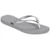 Image de Havaianas Havaianas Slim Tongs Claquettes Imprimé Femme-Steel Gris 5178-37/38