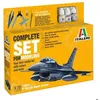 Image de Maquette Avion Militaire - Italeri - F-16 C/D Night Falcon - Coffret Complet Pour ModÃ©lisme-Italeri