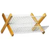 Image de Egouttoir pliable cadre en bois Metaltex 321845