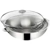 Image de Wok 30cm avec couvercle en verre Lagostina 12138042230