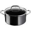Image de Faitout Lagostina Désideria Céramique 24 cm + couvercle Noir