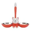 Image de Alessi - Gamelle Pour Chat -Tigrito - Rouge OrangÃ£Â©  - Orange