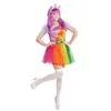Image de Déguisement Robe Licorne Flashy Femme S Multicolore 07561 W Widmann Milano Party Fashion S - 07561 W WIDMANN MILANO Party Fashion