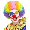 Image de Perruque clown multicolore adulte