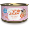 Image de 12x70g Schesir Baby poulet saumon nourriture humide pour chats