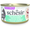 Image de 12x 70g Schesir Complements en bouillon thon avec dorade nourriture humide pour chat