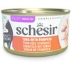 Image de 12x 70g Schesir Complements en bouillon thon avec potiron nourriture humide pour chat