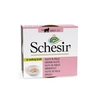 Image de 12x 70g Schesir Complements en bouillon poulet nourriture humide pour chat