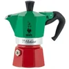 Image de Cafetière La Mokina De Bialetti 1/2 Tasses, Drapeau Italien - 0396