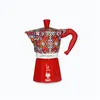 Image de Cafetière italienne Bialetti Moka Express 0005329 6 Tasses D et G Rouge