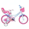 Image de Vélo Enfant 14" - Dinobikes - Alyssa - Blanc - 14 Pouces - 4-6 Ans