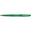 Image de Papermate Stylo Feutre Pointe En Nylon Largeur De Trait 0,4 Mm Encre Verte Nylon