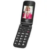 Image de Téléphone à clapet senior Trevi Flex plus 55 Noir - Larges touches et bouton SOS