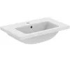 Image de Ideal Standard - I.life S - Meuble-lavabo 610x385x180 Mm, Avec Trop-plein, Trou Pour Robinetterie, Blanc T459001