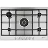 Image de Smeg P272XGH plaque Acier inoxydable IntÃ©grÃ© 75 cm Gaz 5 zones