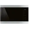Image de Smeg FMI325X micro-onde Noir, Acier inoxydable Micro-ondes grill IntÃ©grÃ© 25 L 900 W