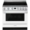 Image de Smeg CPF9IPWH four et cuisiniÃ¨re Electrique Plaque avec zone Ã  induction Blanc