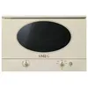 Image de Smeg MP822NPO micro-onde CrÃ¨me Micro-onde simple Sur toute la gamme 22 L 850 W