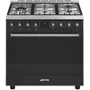 Image de Piano de cuisson gaz SMEG C95GMCMB2 - Noir