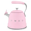 Image de Bouilloire Smeg à sifflet WKF01PK Rose