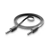 Image de Ligne Cellulaire Cellule Aux Câble Plat Noir 1m
