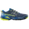 Image de Chaussures De Running La Sportiva Akasha Ii - Storm Blue/Lime Punch - Homme - Intensif - Drop 7mm