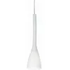 Image de Ideal Lux Flut - Petite Suspension À 1 Ampoule Blanche, E14