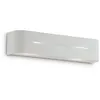 Image de Ideal Lux Posta - Petite Applique Murale D'intérieur À 2 Ampoules, Blanc, E14