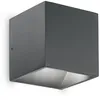 Image de Ideal Lux Rubik - Applique Murale Extérieure Up Down Led 1 Lumière Anthracite Ip44