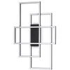 Image de Applique Murale Led DÃ©corative IntÃ©grÃ©e Noire, 3000k