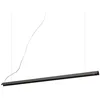 Image de Ideal Lux V-Line Plafonnier Led Suspendu Intégré Noir 3000k