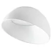 Image de Ideal Lux Corolla Ii Plafonnier Semi-EncastrÃ© Bol Led IntÃ©grÃ© Blanc 2800lm 3000k
