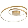 Image de Ideal Lux Oz Laiton Semi-Affleurant Ã Del IntÃ©grÃ© Tourbillonnant Ã IntensitÃ© Variable, 3000k