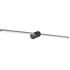 Image de Applique de salle de bain LED FILO - Ideal Lux - Noir - 1450Lm 3000K IP44