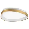 Image de Ideal Lux Gemini Semi Plafonnier Led IntÃ©grÃ© On-Off 42 Cm Laiton 3000lm 3000k